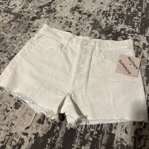 New Mother Superior white shorts